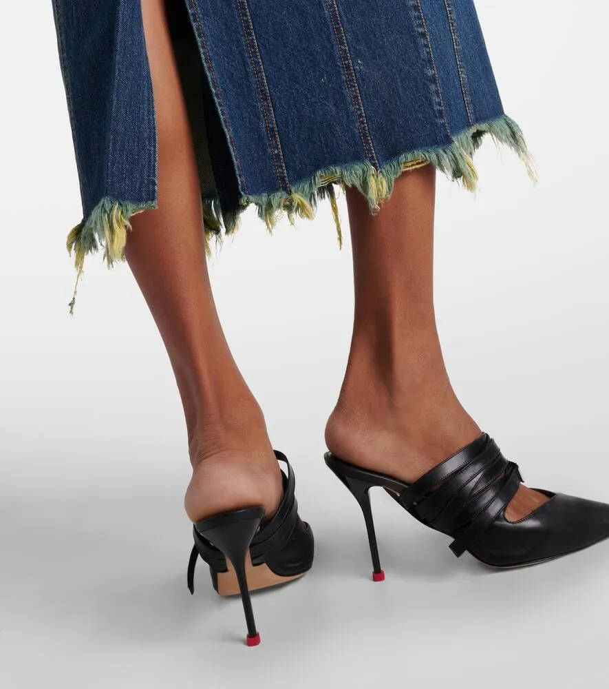 Alexander McQueen Leather mules