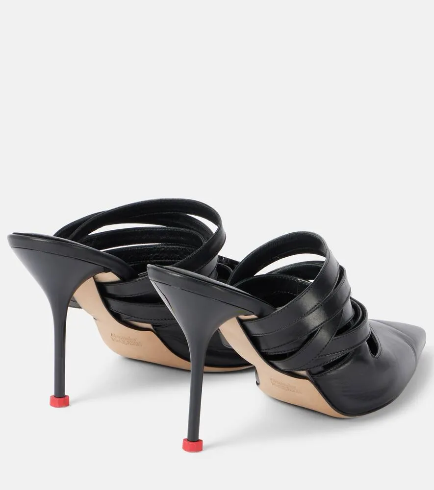 Alexander McQueen Leather mules