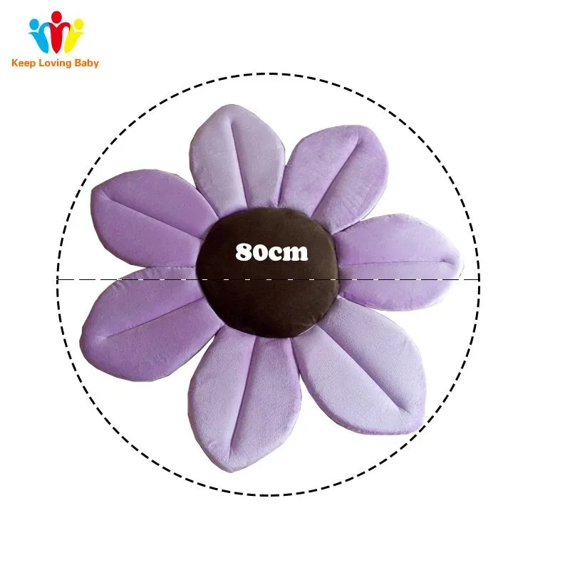 Baby Bath Foldable Lotus Shape Cushion Skin Bath