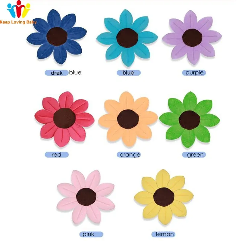 Baby Bath Foldable Lotus Shape Cushion Skin Bath