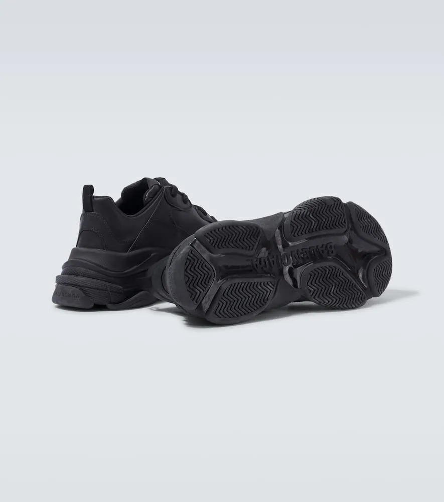 Balenciaga Triple S Sporty leather sneakers