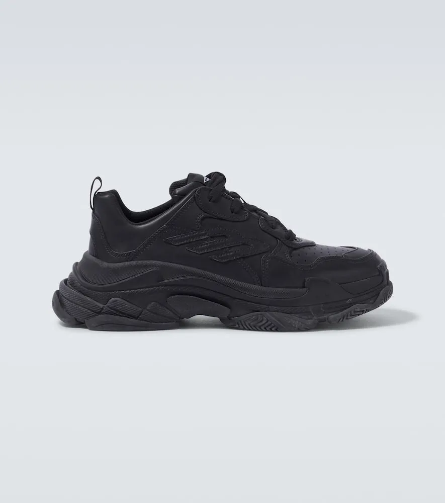 Balenciaga Triple S Sporty leather sneakers