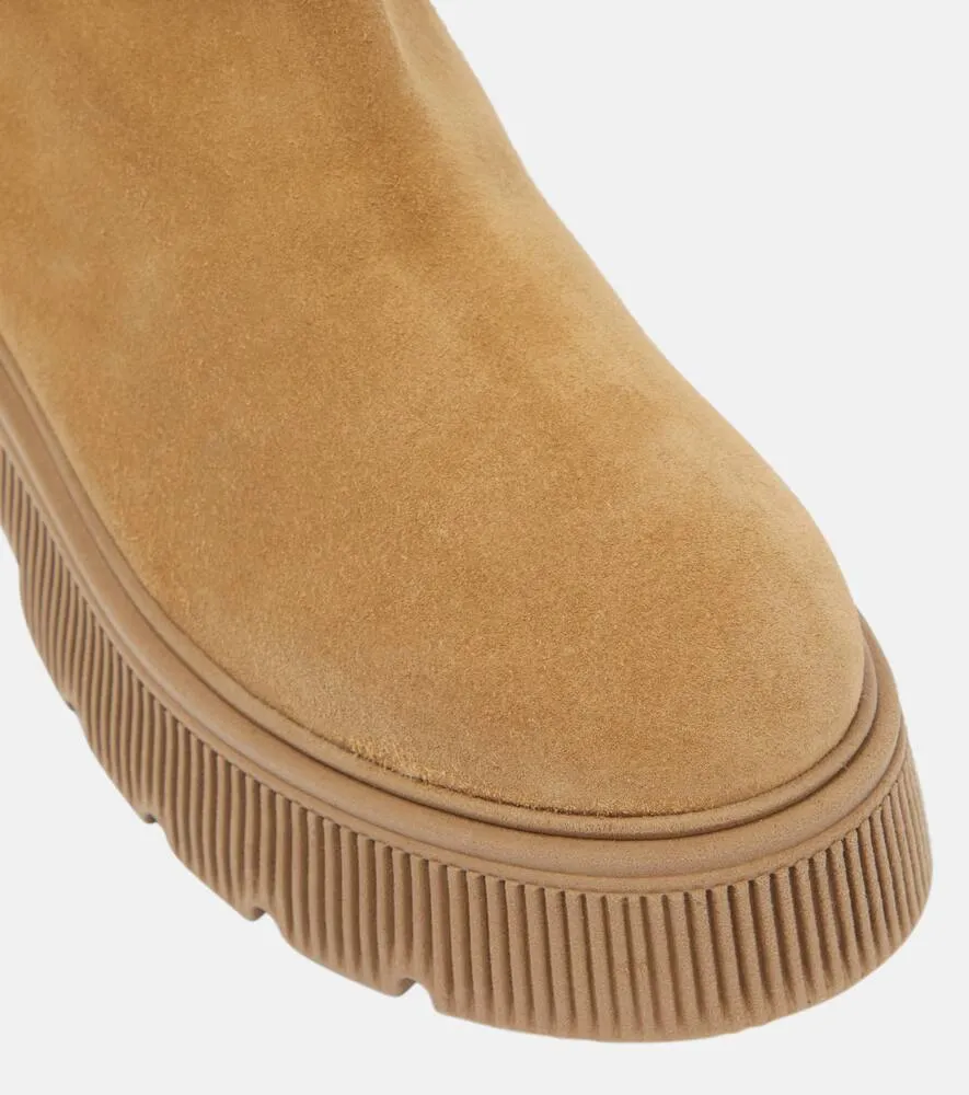 Bogner Turin suede and shearling ankle boots