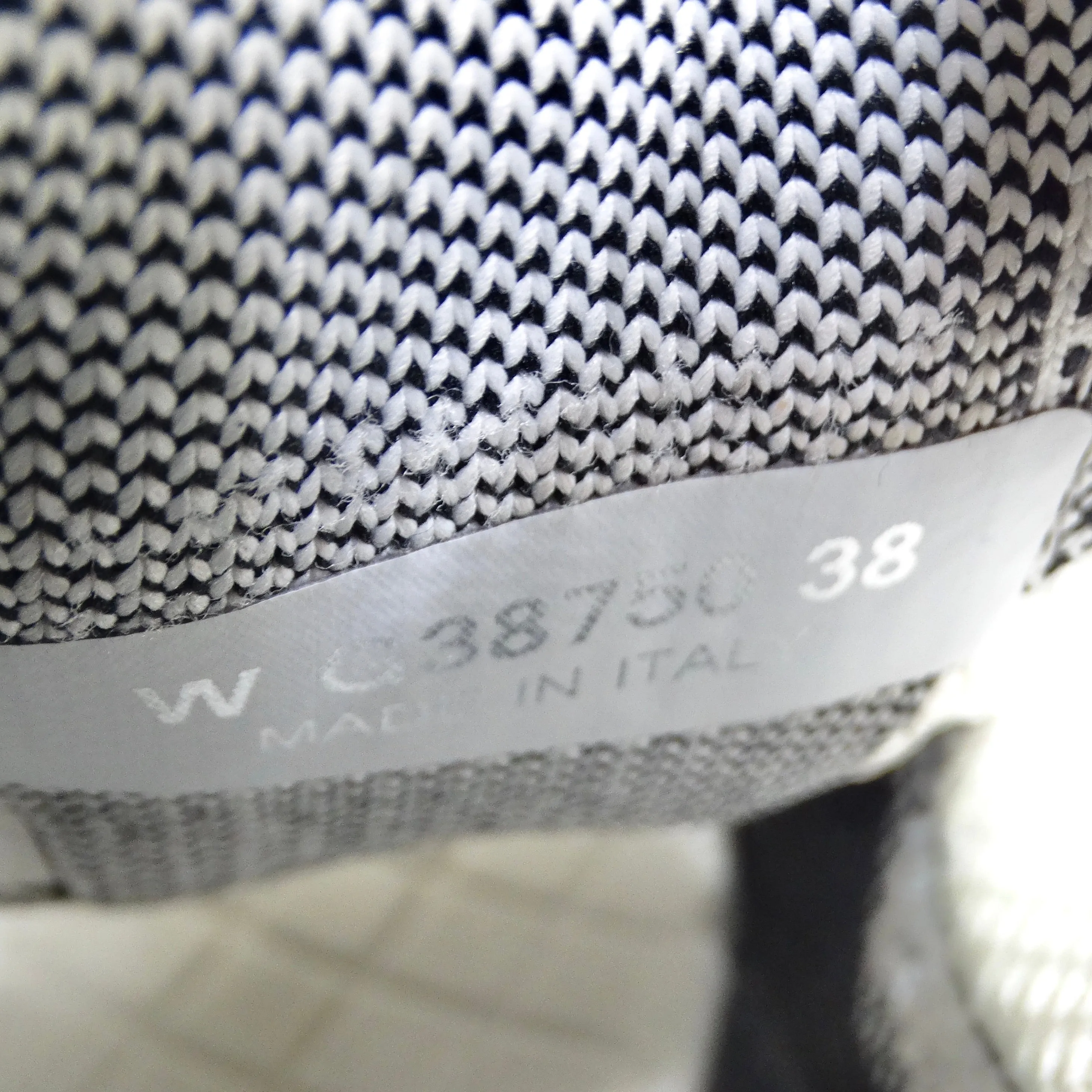 Chanel CC Green Knit Trainers