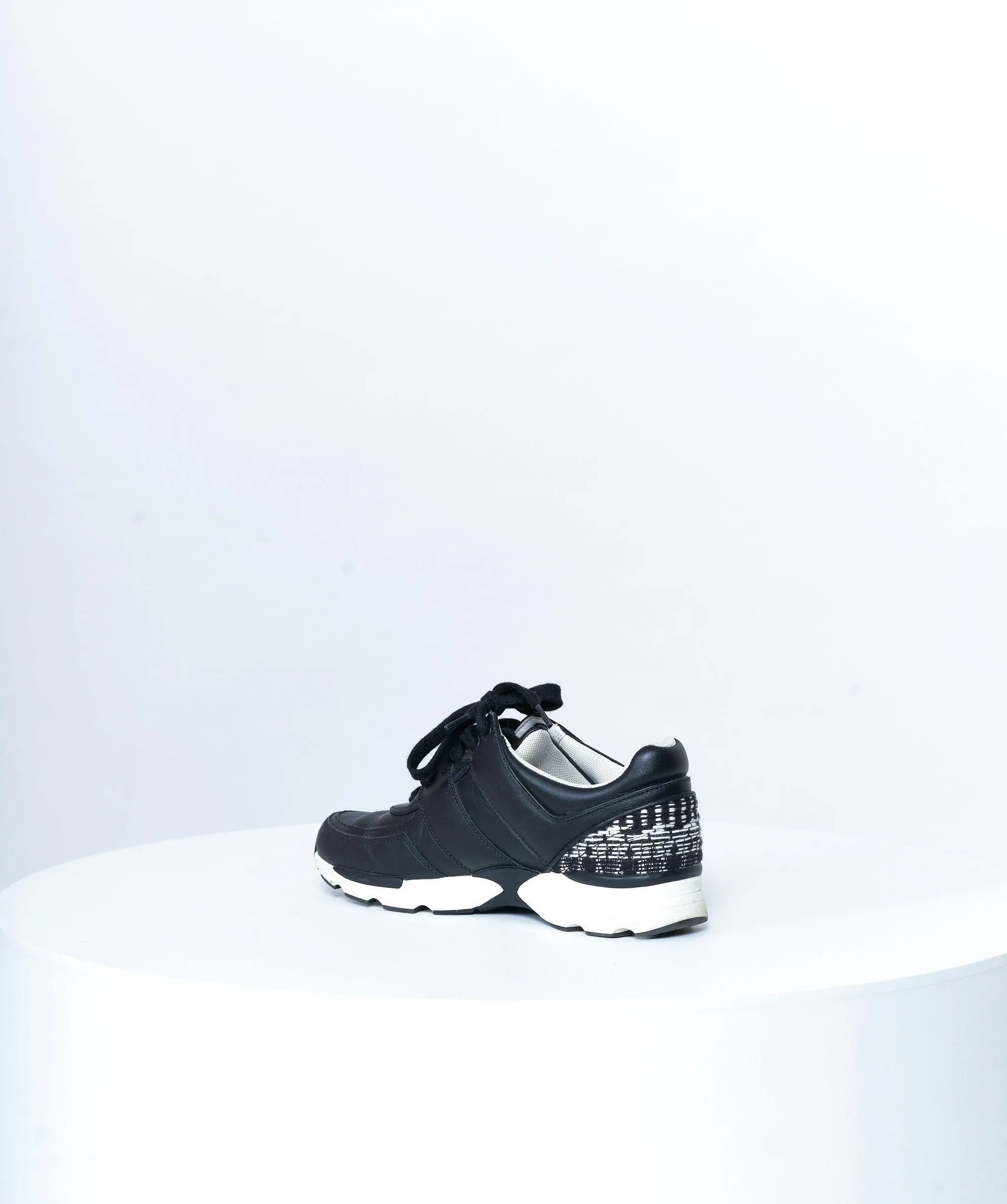 Chnael tweed trainers