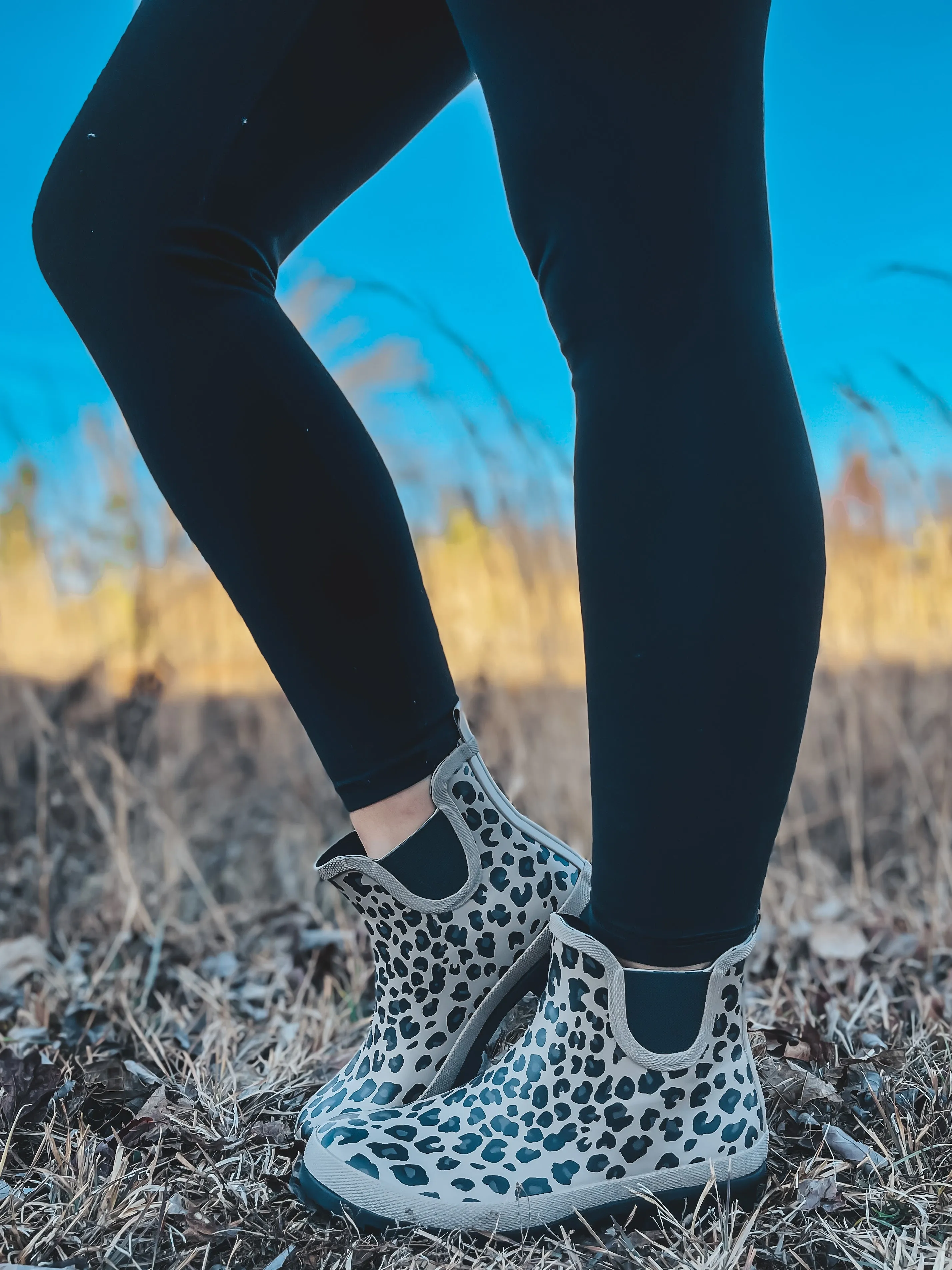 Corkys Yikes Leopard Rain Boot