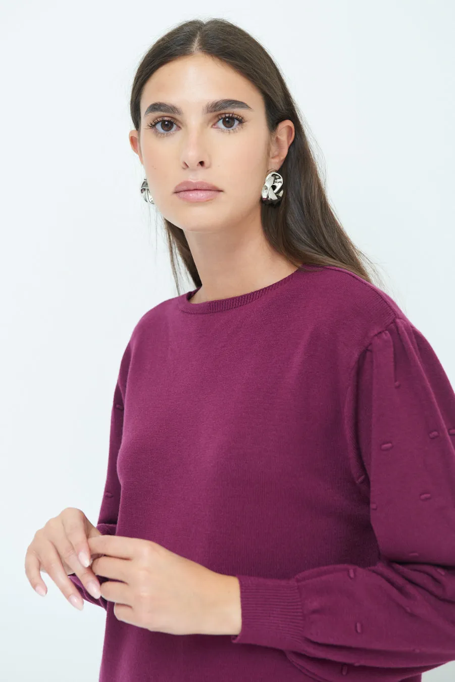 Cozy knit midi dress wholesale