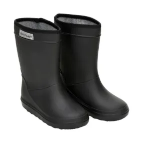 Enfant Toddler Boys Black Rain Boots