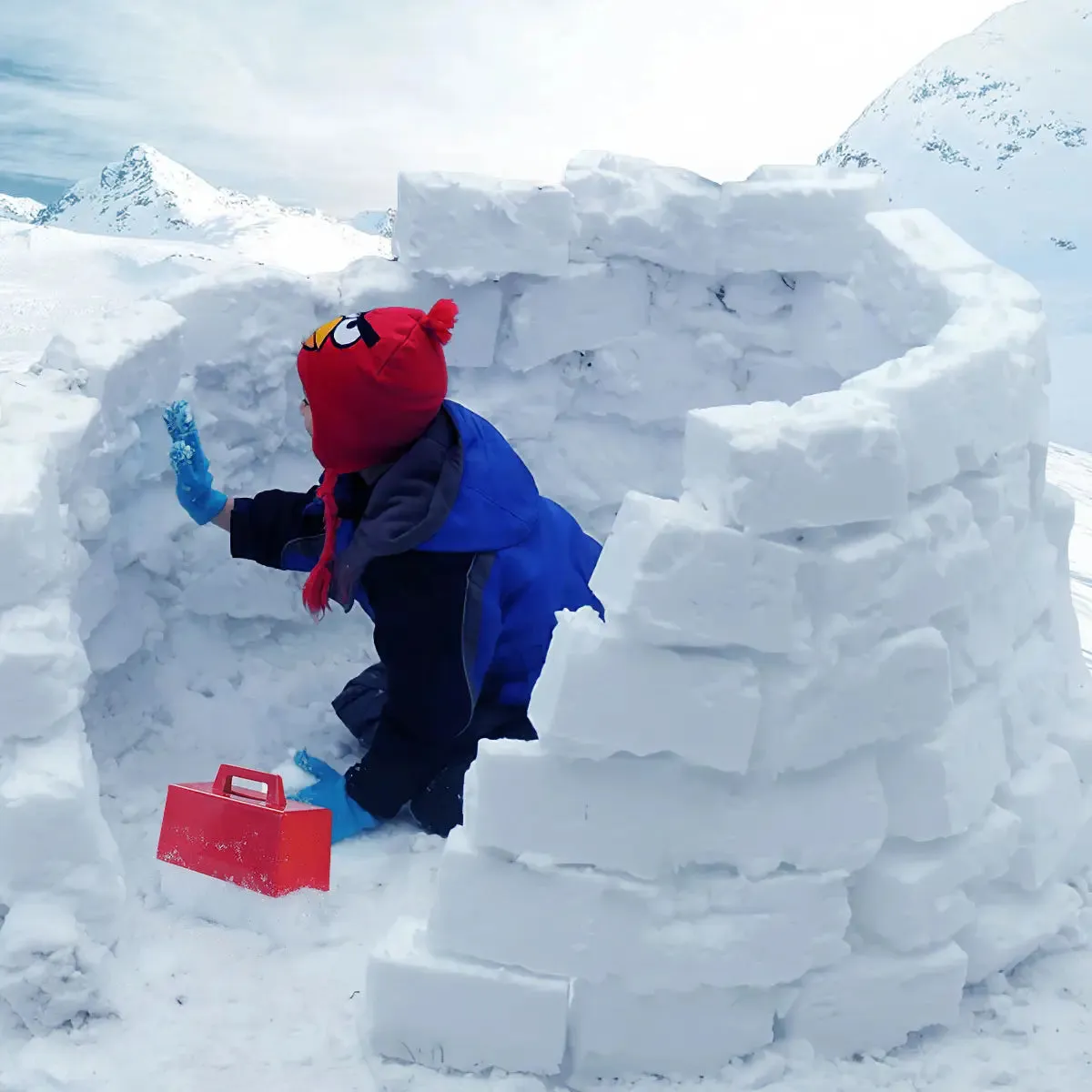 Fun Little Toys 4 pc Snow and Sand Fort Building Blocks