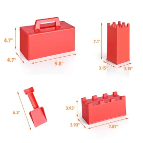 Fun Little Toys 4 pc Snow and Sand Fort Building Blocks