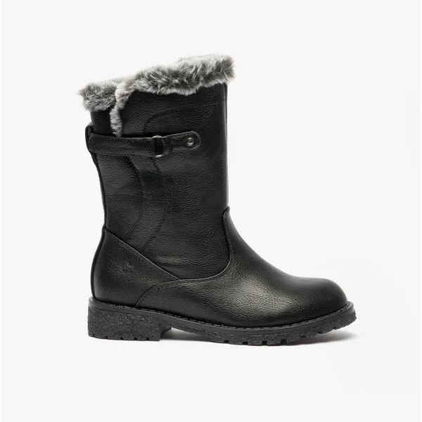Heavenly Feet CHARLOTTE Girls Calf Boots Black