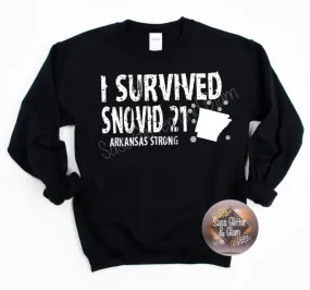 I survived snovid 21 Arkansas Strong