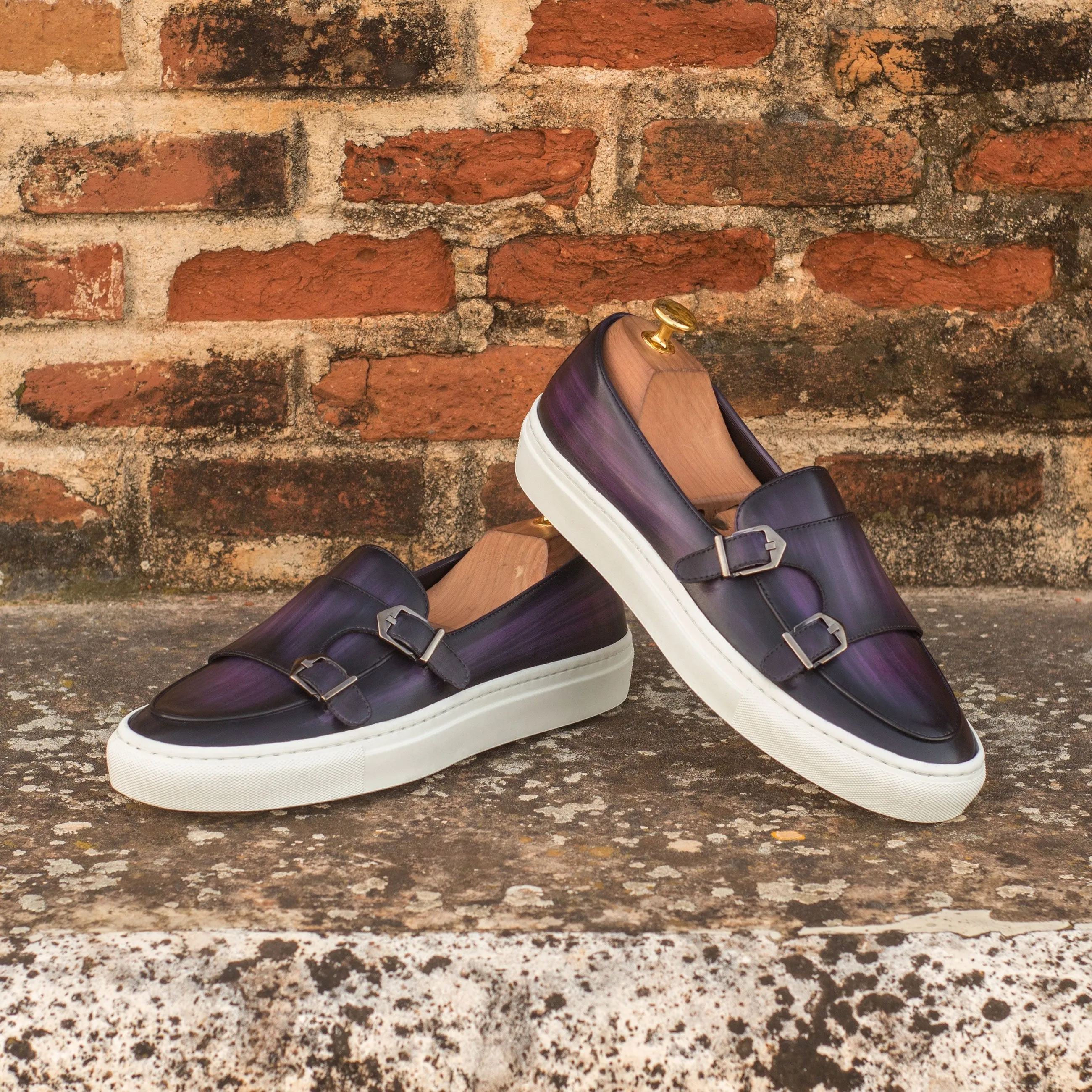 Jacy patina monk sneaker