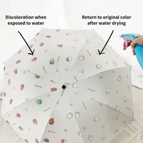 Kawaii Color-Changing Sun Rain Umbrella