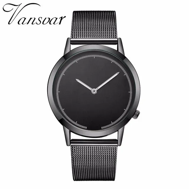 Mens Business Watch Fashion Classic Gold Quartz Stainless Steel Wrist Watch Luxury Male Watches Men Clock Relogio Masculino Hot