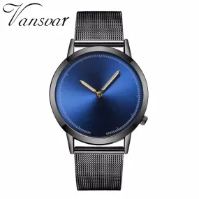 Mens Business Watch Fashion Classic Gold Quartz Stainless Steel Wrist Watch Luxury Male Watches Men Clock Relogio Masculino Hot