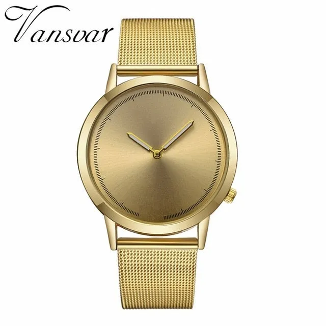 Mens Business Watch Fashion Classic Gold Quartz Stainless Steel Wrist Watch Luxury Male Watches Men Clock Relogio Masculino Hot