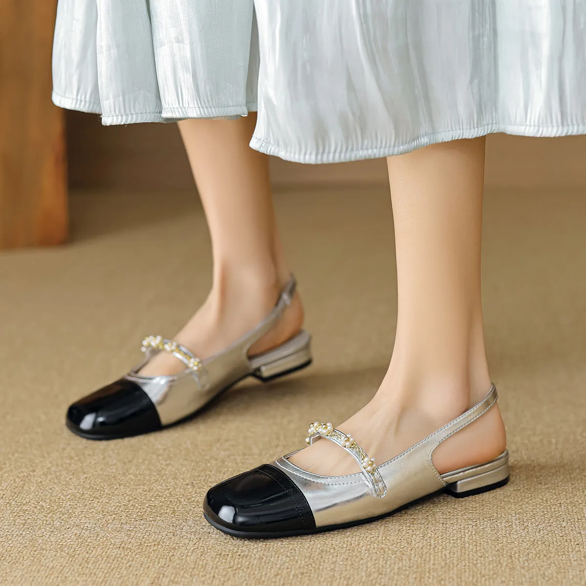 Meredith - Stylish Low Heel Mules for Women