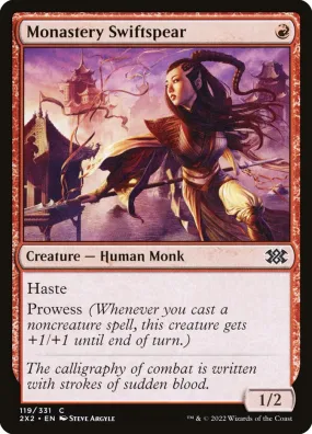Monastery Swiftspear Double Masters 2 #119