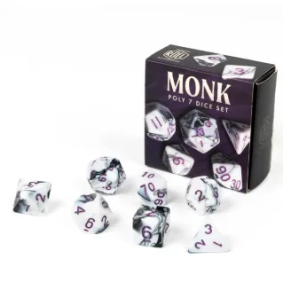Monk - 7 Polyhedral Dice