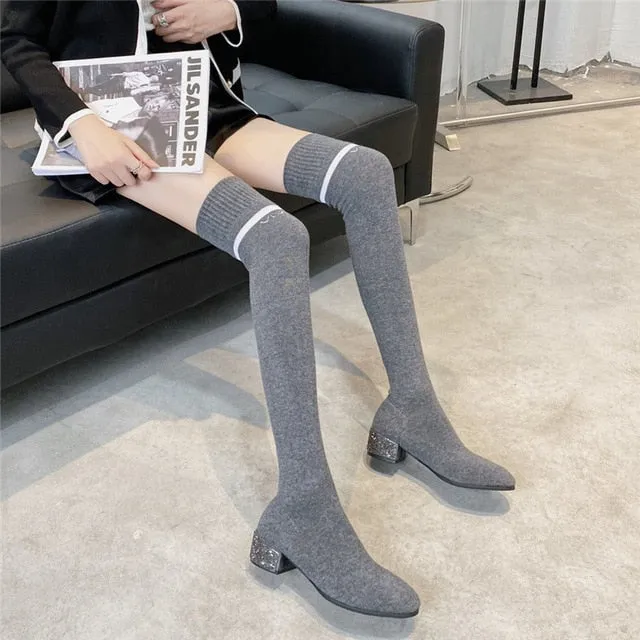 Oh So Cozy Over The Knee Boot
