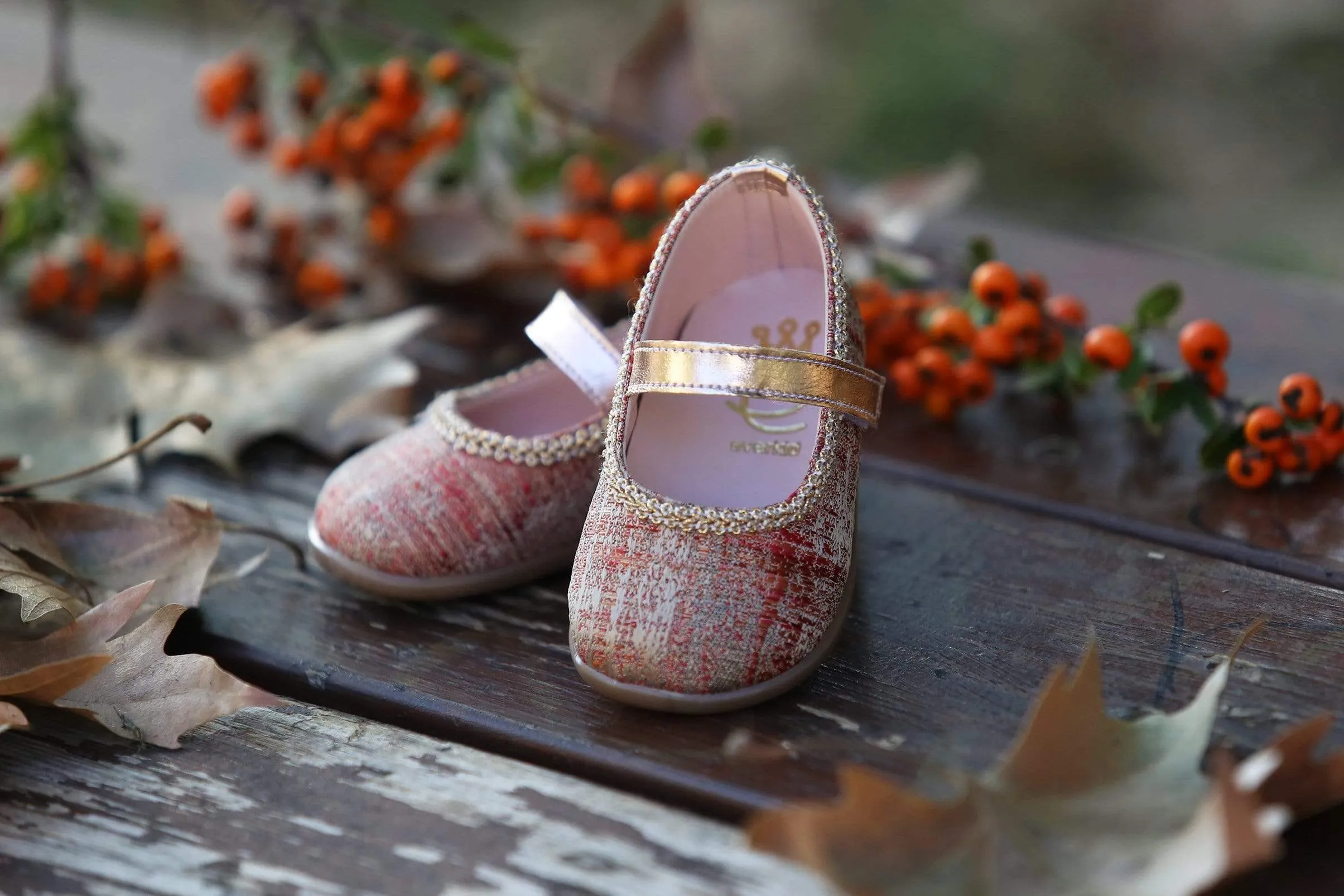 Pinkie Gold Baby Girls'  Baptism/ Christening Shoes