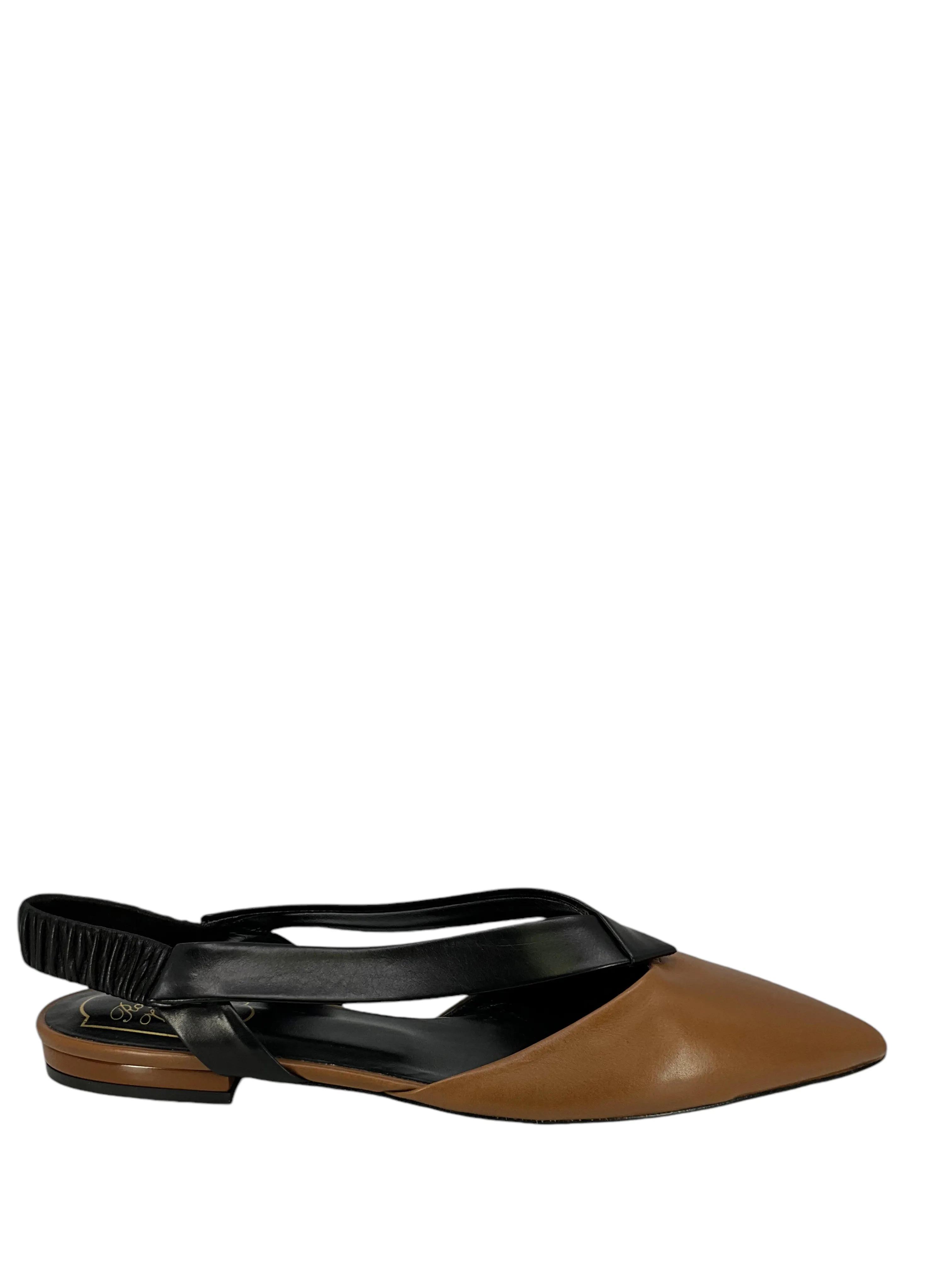 Roger Vivier Leather Point Toe Slingbacks Size 6
