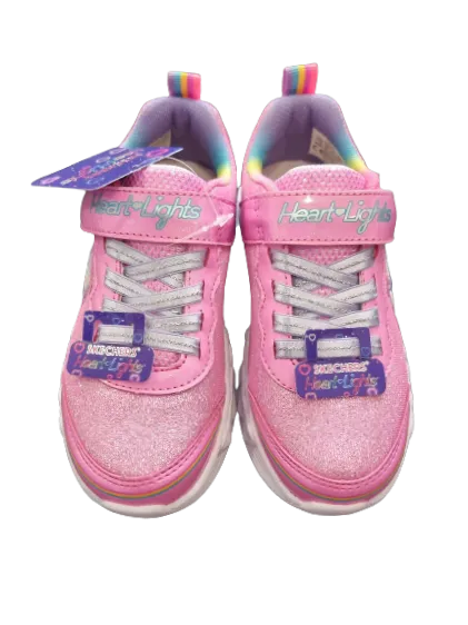 Sketcher, hearts and lights, love prism. Pink/multi.