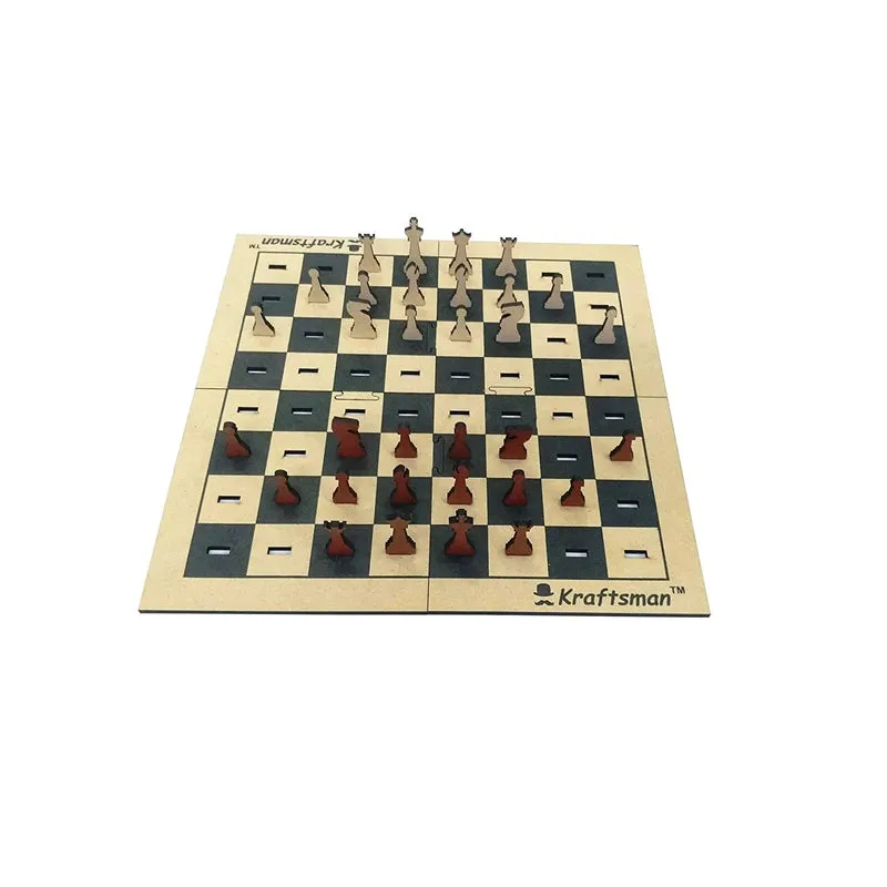 Wooden Portable Chess Board Game Set